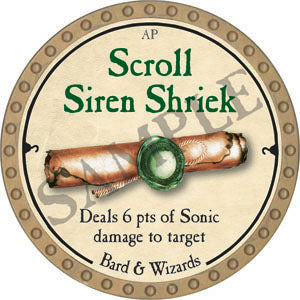 Scroll Siren Shriek - 2022 (Gold)