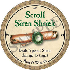 Scroll Siren Shriek - 2022 (Gold)