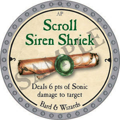 Scroll Siren Shriek - 2022 (Platinum)