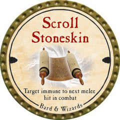 Scroll Stoneskin - 2014 (Gold)