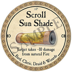 Scroll Sun Shade - 2024 (Gold)