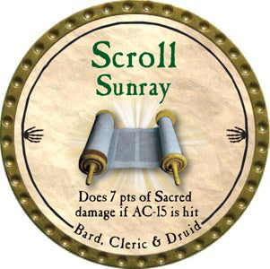 Scroll Sunray - 2012 (Gold)