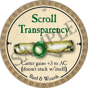 Scroll Transparency - 2022 (Gold)