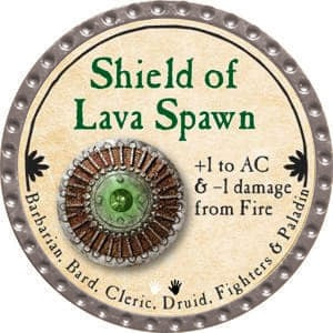 Shield of Lava Spawn - 2015 (Platinum) - C37