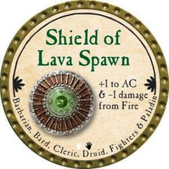 Shield of Lava Spawn - 2015 (Gold)