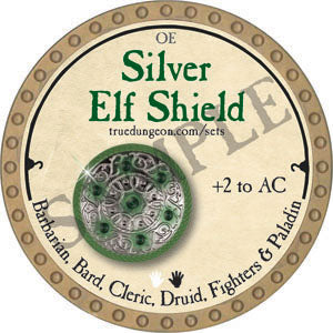 Silver Elf Shield - 2022 (Gold) - C17