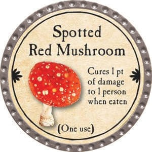 Spotted Red Mushroom - 2015 (Platinum)