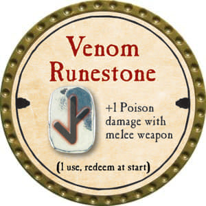 Venom Runestone - 2014 (Gold)