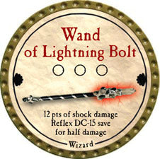 Wand of Lightning Bolt - 2011 (Gold)